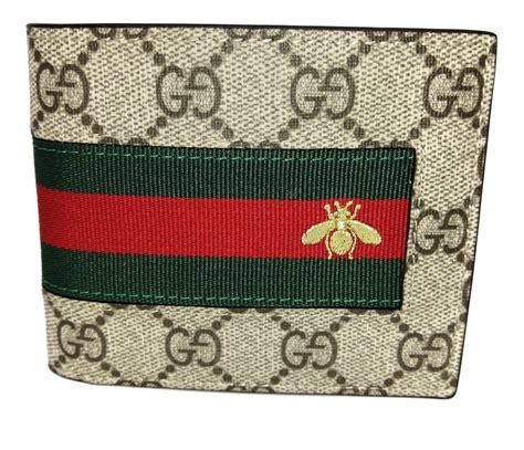 cartera gucci hombre abeja|Gucci Cartera con dos pliegues Animalier.